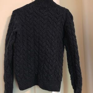 Artisan wool turtleneck
